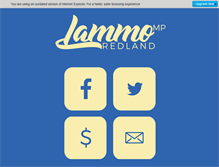 Tablet Screenshot of andrewlaming.com.au